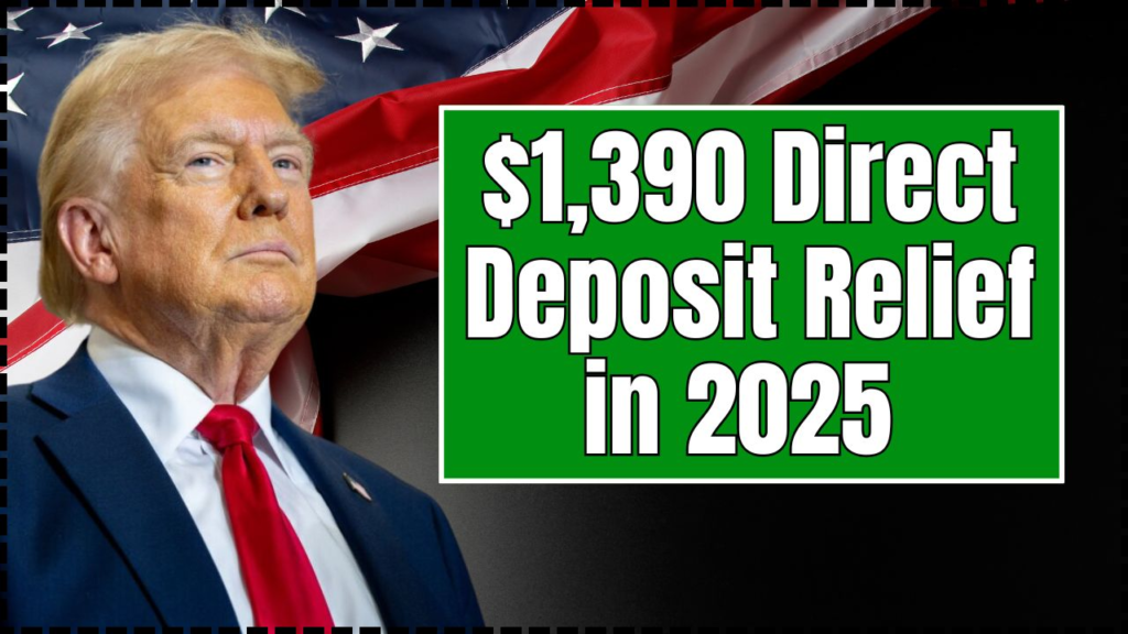 $1,390 Direct Deposit Relief in 2025 